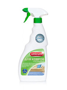 Средство "UNICUM" для чистки ковров и мягкой мебели 500мл